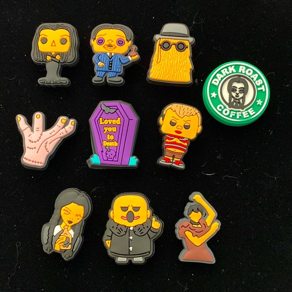 Other | 1pc Addams Family Croc Charms | Poshmark